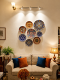 metal Wall Plate Decor Set (8 pcs) – Luxury Home Wall Art