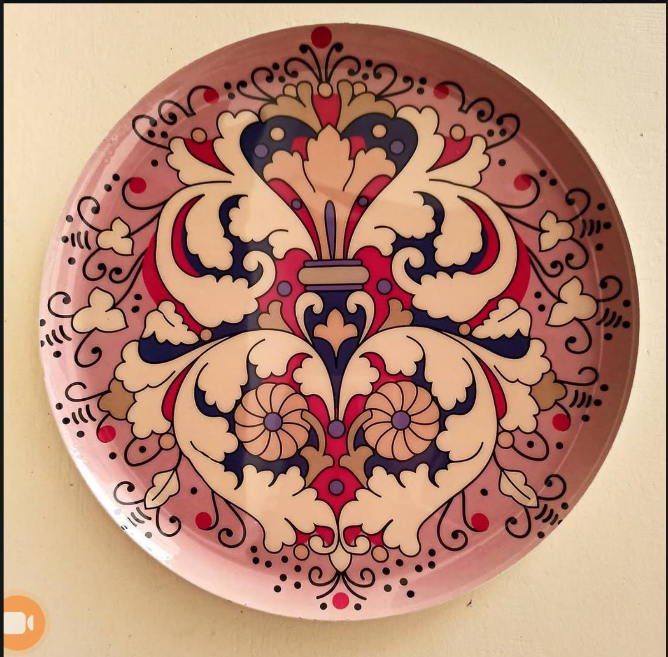 metal Wall Plate Decor Set (8 pcs) – Luxury Home Wall Art